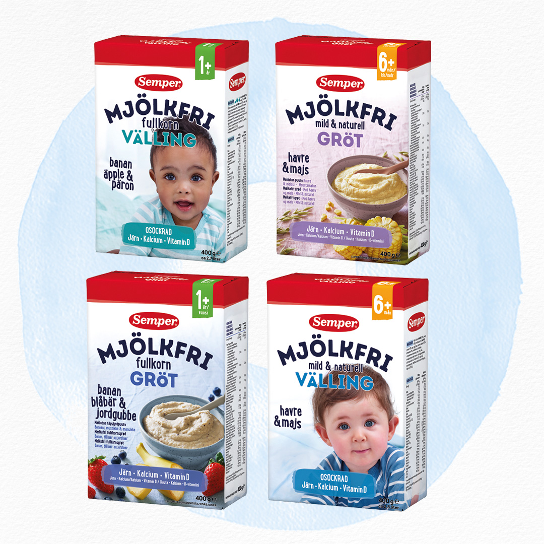 Milkfree products from Semper